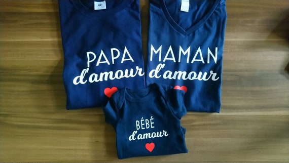 tata d'amour pour toujours cadeau de fête pour famille - Tata Damour -  T-Shirt