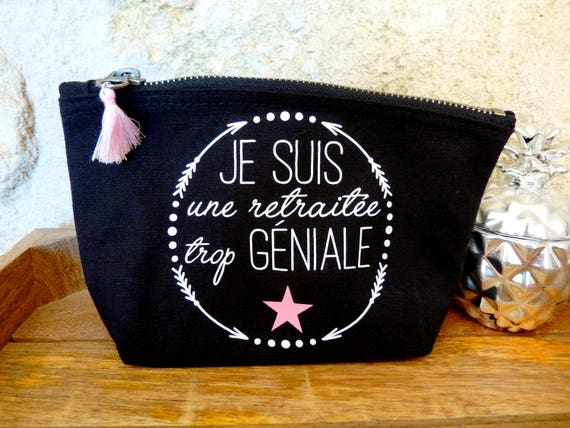 Cadeau Retraite Depart Retraite Retraitee Trop Geniale Etsy France