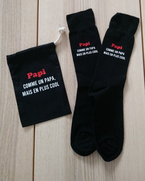 Chaussettes Papi comme un papa mais en plus cool