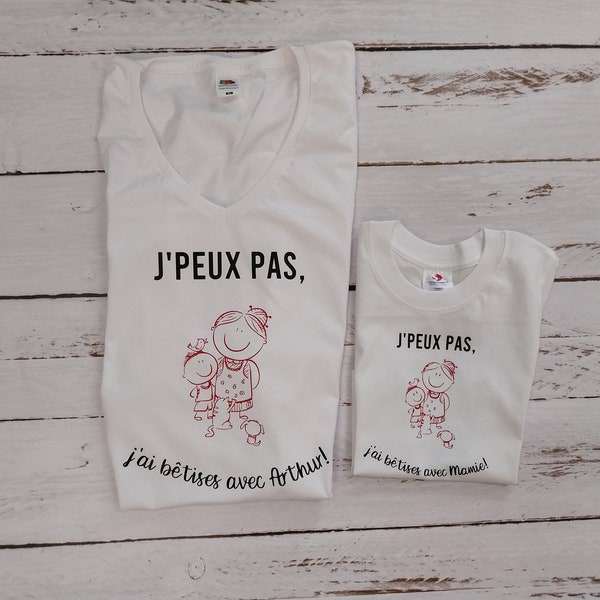 Personalisiertes passendes Oma-T-Shirt