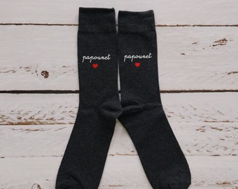 chaussettes personnalisées papounet