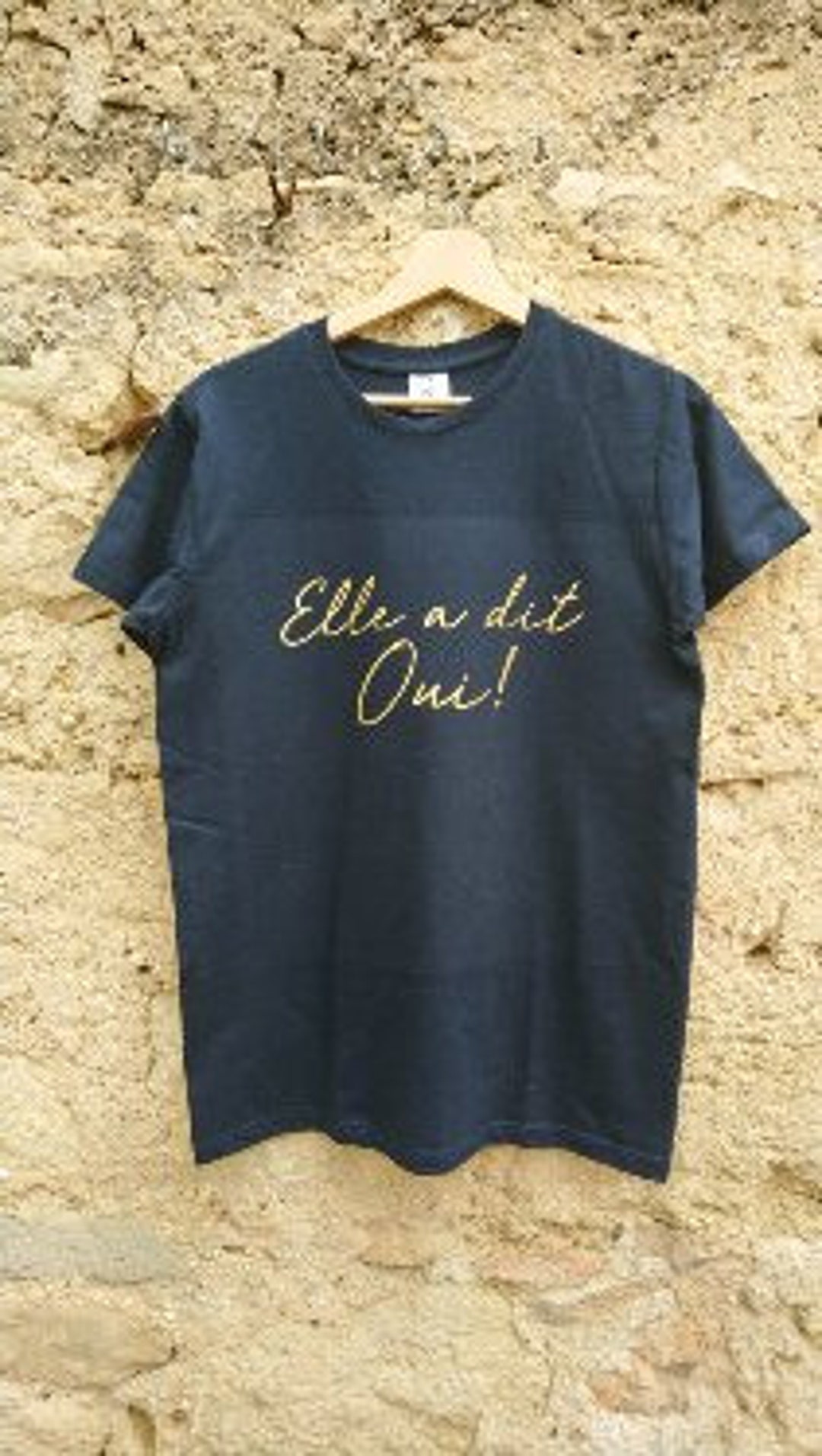 Tee shirt elle a dit oui hot sale