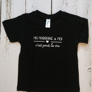 T-shirts assortis marraine filleule parrain filleul 画像 4