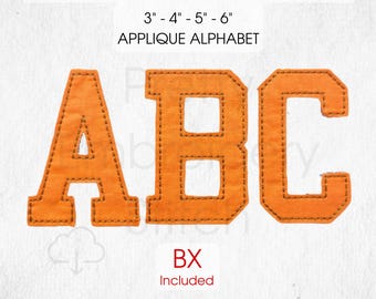 Schmales College Bean Stitch Alphabet Design - 4 Größen - Stickdatei