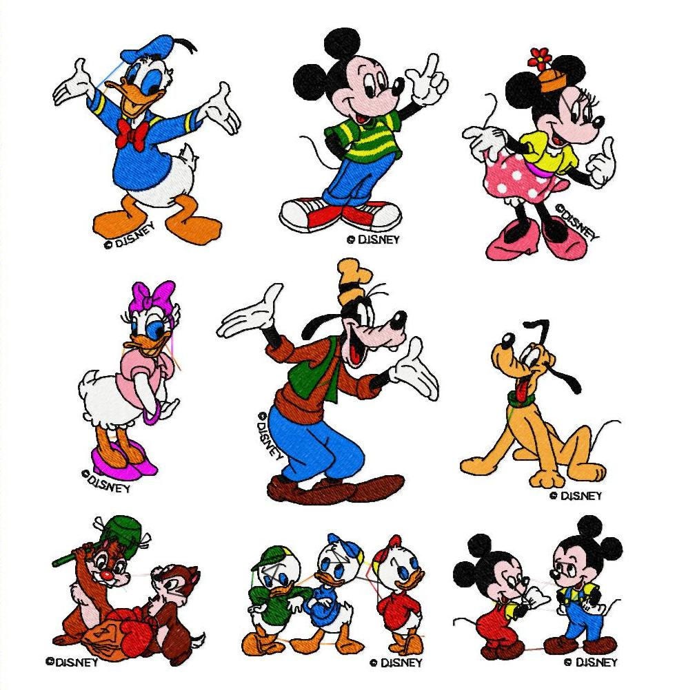 Disney embroidery nwcvqs file children embroidery instant  etsy Disney embroidery nwcvqs file children embroidery instant  etsy