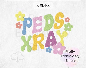 PEDS XRAY Stickdatei - 3 Größen 8 Formate