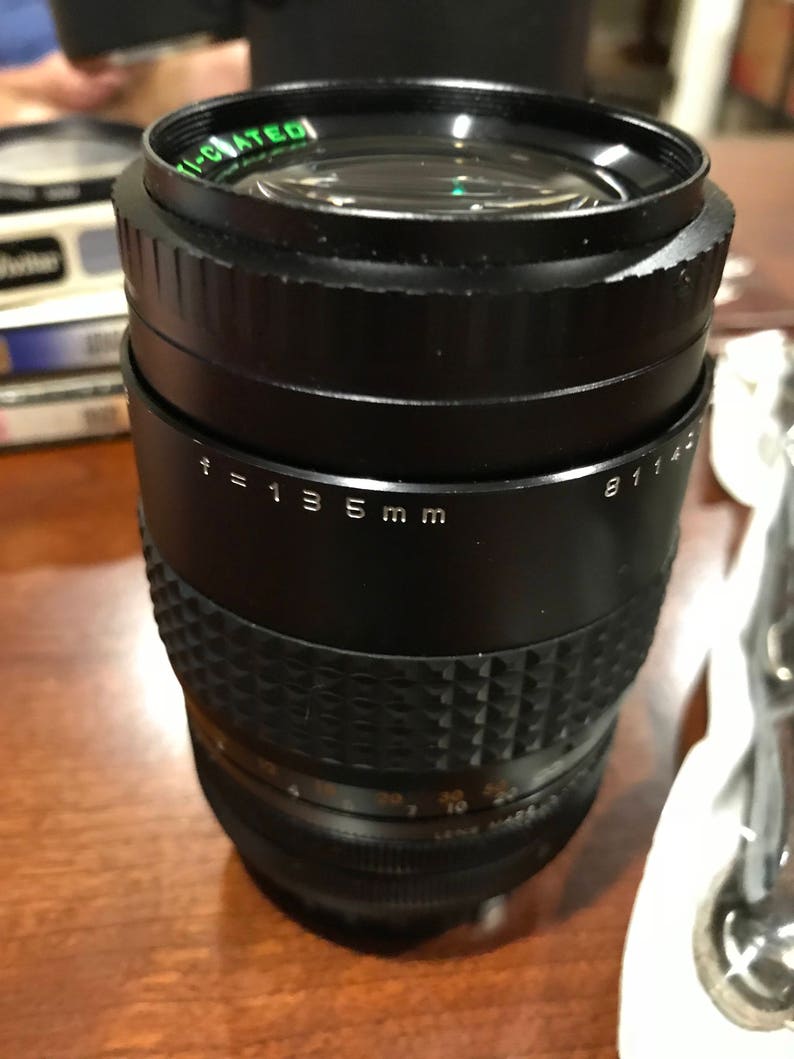Makinon lense multi-coated f1.35/55mm 8114074 camera lens image 9