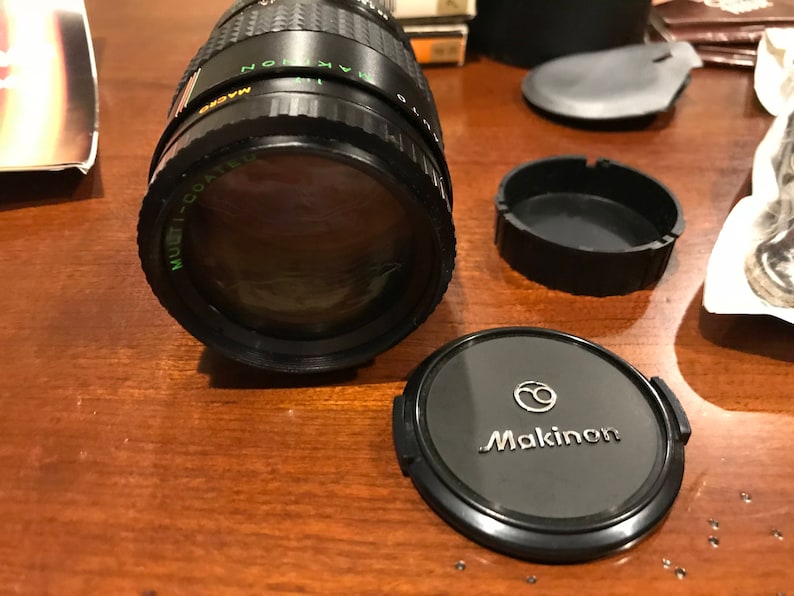 Makinon lense multi-coated f1.35/55mm 8114074 camera lens image 4