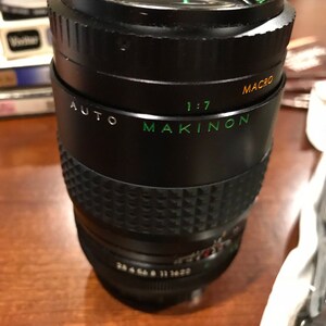 Makinon lense multi-coated f1.35/55mm 8114074 camera lens image 7