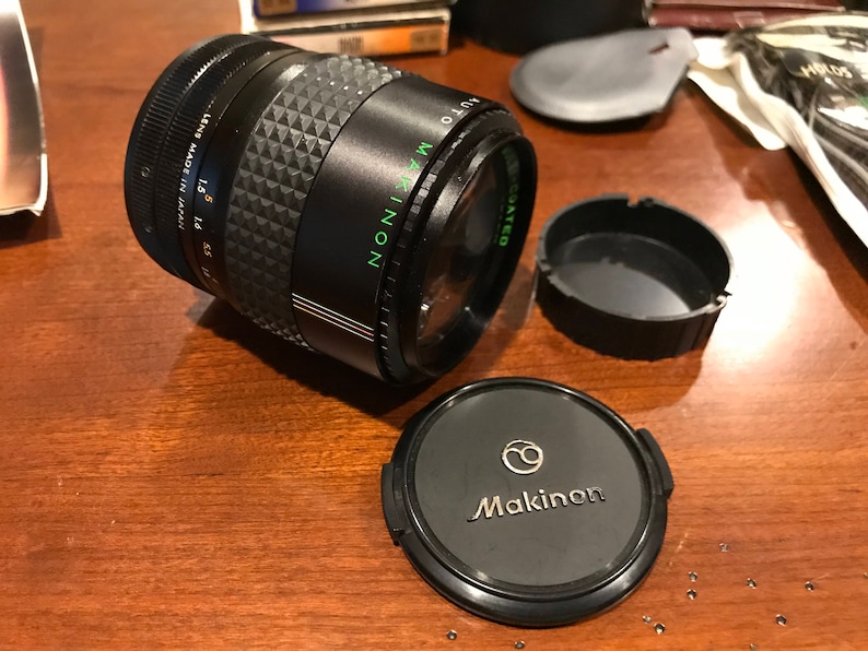 Makinon lense multi-coated f1.35/55mm 8114074 camera lens image 3