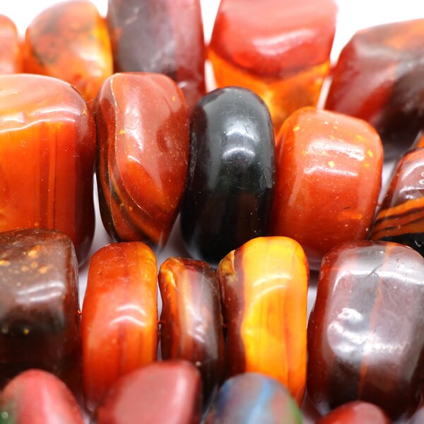 Moroccan resin beads