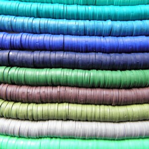 Vinyl Heishi Perlen 8 mm Bild 7
