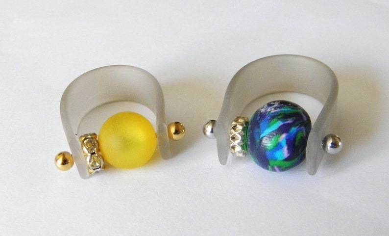 Thread for interchangeable ring with balls or cubes image 3