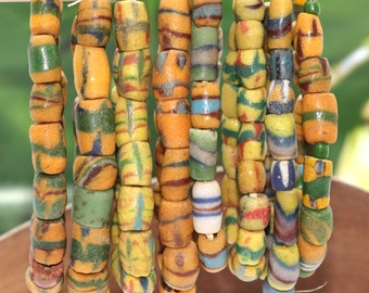 Bead mixes with African sandcast glass beads