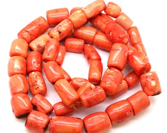 XL coral strand salmon red