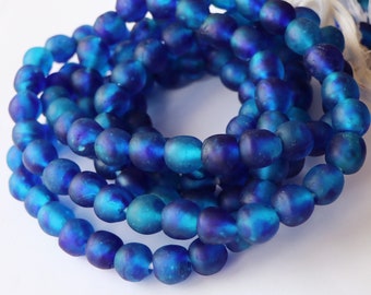 African powder glass beads size S multicolor