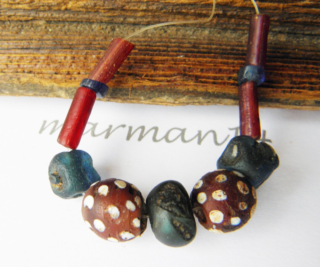 Antique Glass Beads From the African Trade Etsy