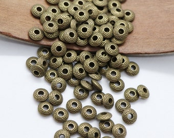 Spacer Tibetan style 8 mm heishi