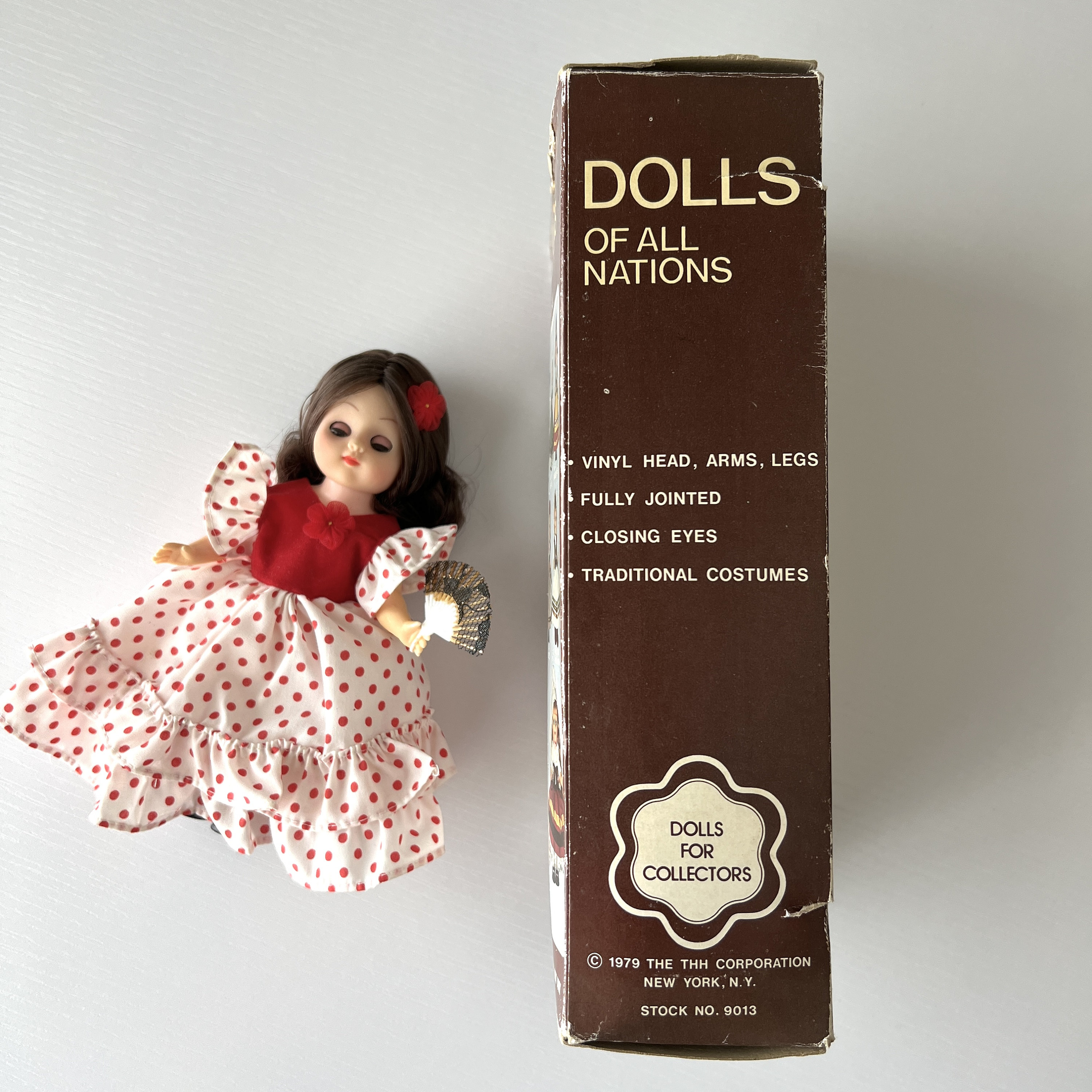 Dolls of All Nations, Spain Doll, Vintage 1970s, Larco, Original
