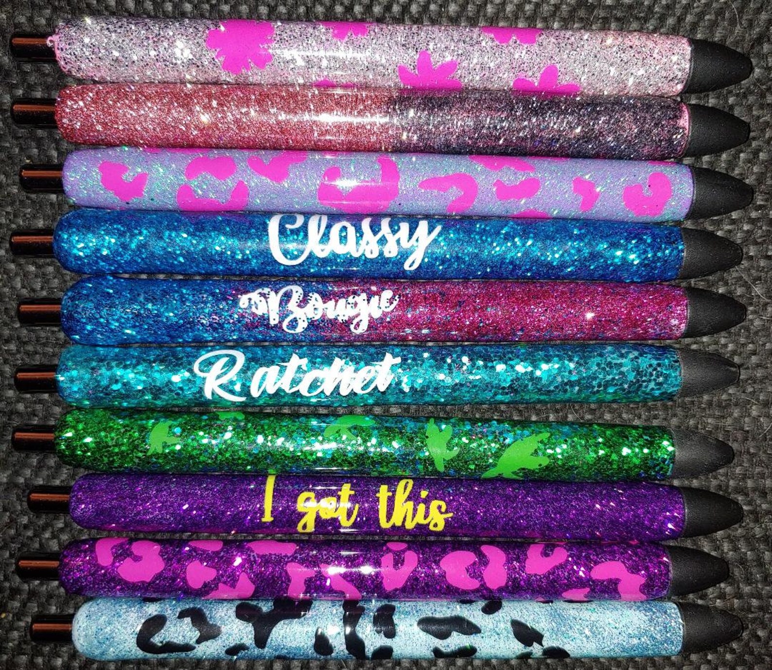 Custom Epoxy Pens Etsy