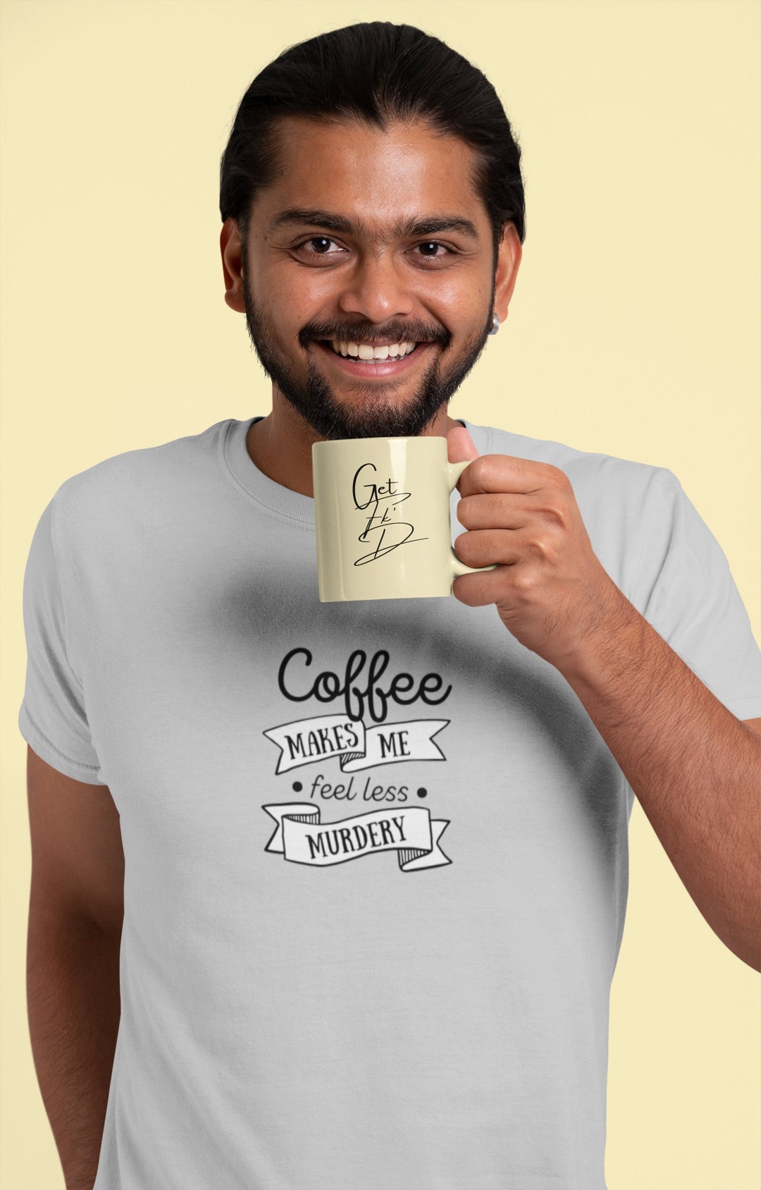 Coffee Makes Me Feel Less Murdery Unisex Short Sleeve Tee Etsy