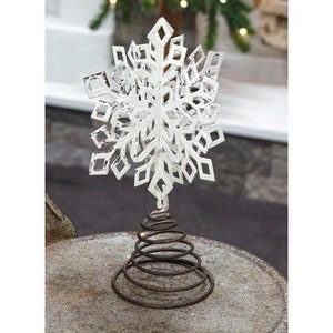 Rustic Wire Star Christmas Tree Topper: Add Vintage Charm to Your Holiday Decor