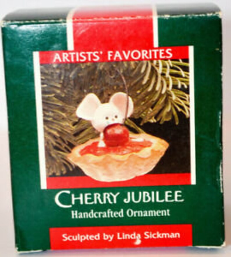 Brand New In Box Hallmark Keepsake Ornament Vintage Cherry Jubilee 1989