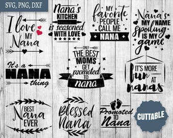 Nana svg | Etsy