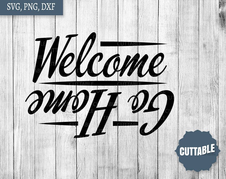 Download Doormat Welcome SVG cut file go home doormat fun svg cut | Etsy