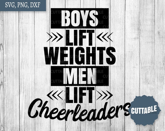 Boys Lift Weights Quote - Funny Male Cheerleader Shirt Boys Lift Weights Quote - Funny Male Cheerleader Shirt