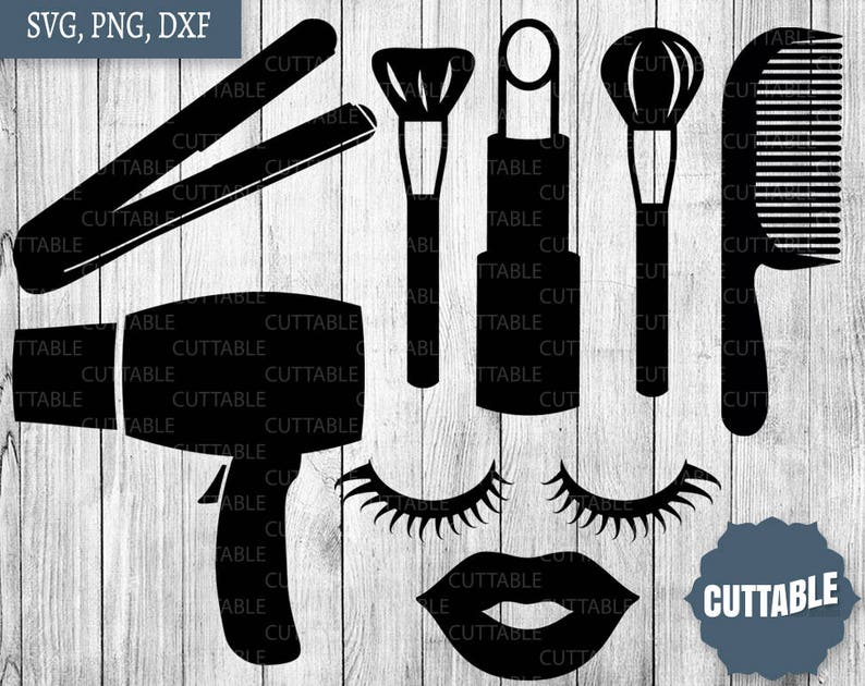 Download Make up SVG cut files makeup lipstick SVG files for cricut ...