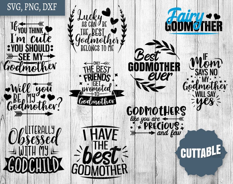 Download Godmother SVG Bundle godmother svg pack cut files 10 | Etsy