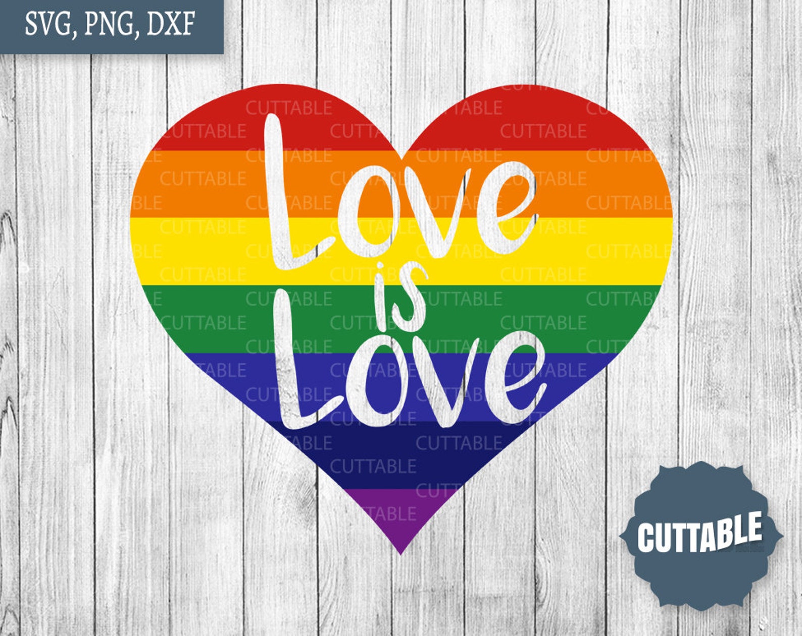 Love is Love SVG Gay pride cut files Love quote cut file | Etsy