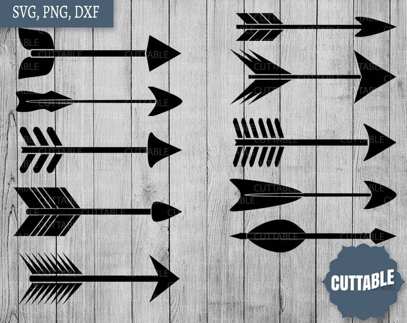 Arrow SVG Files, Tribal Arrow Cut Files, Arrows Bundle Print and Cut ...