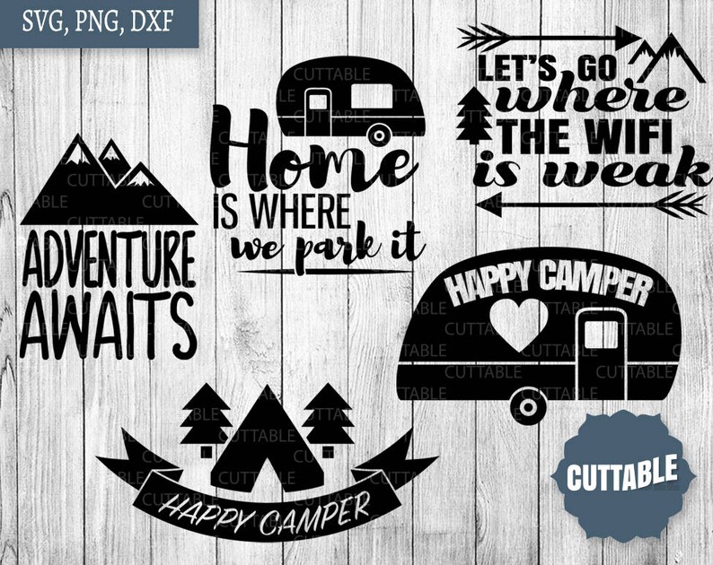 Download Camping SVG Bundle camping quote svg pack cut files 15 camp | Etsy