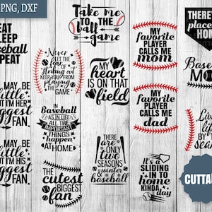 Baseball SVG Bundle, Baseball Spieler Svg Pack schneiden Dateien, 15 Basis Kugel Zitat geschnitten-Dateien für die kommerzielle Nutzung, Cricut, Liebe Baseball, Kontur