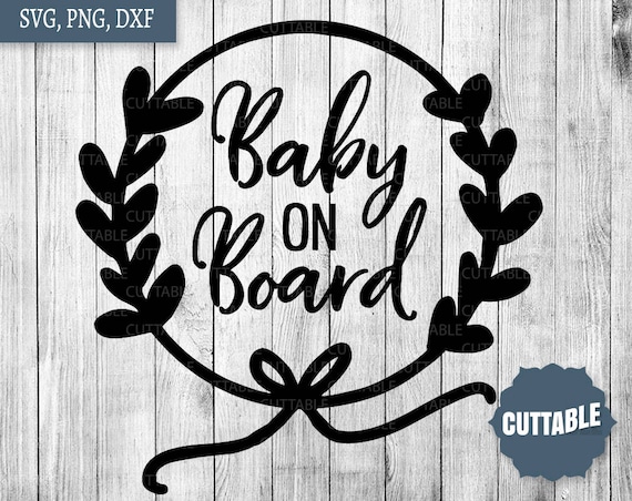 Download Baby on board svg cut files pregnancy baby on board cricut | Etsy