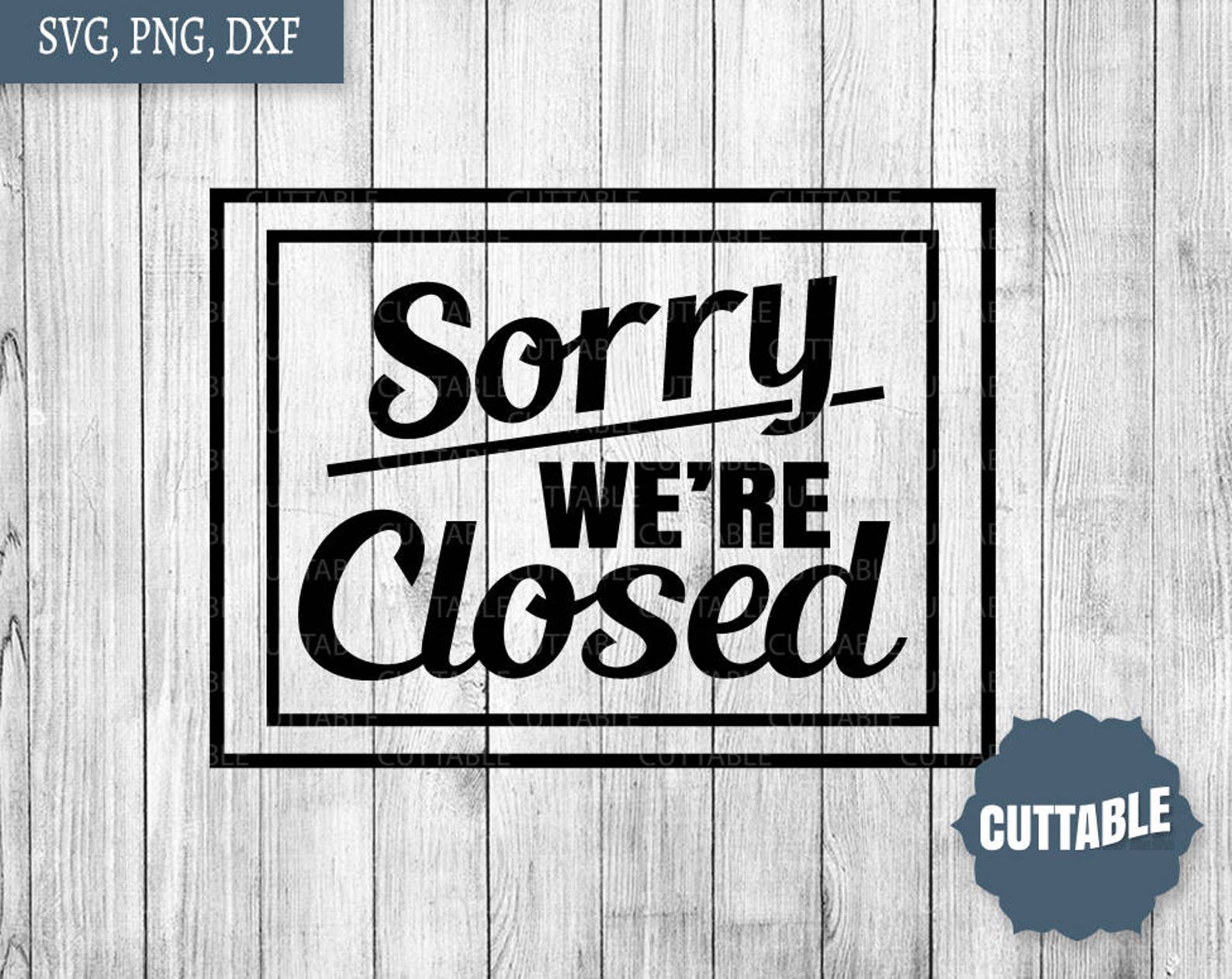 Shop Signs Open and Closed SVG Cut Files Shop Owner SVG | Etsy