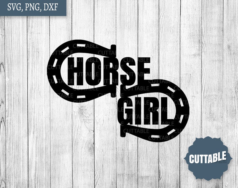 Download Horse girl SVG horse shoes cut file Equestrian cut file | Etsy