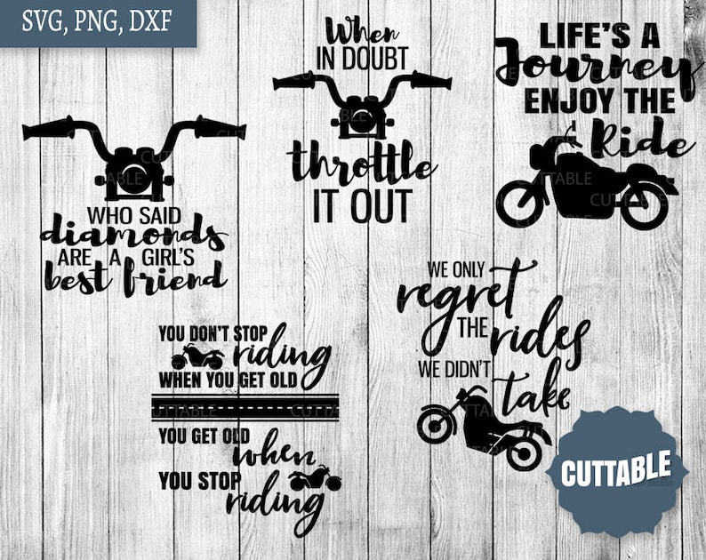 Download Biker SVG cut files Bundle motorbike quote svg pack cut | Etsy