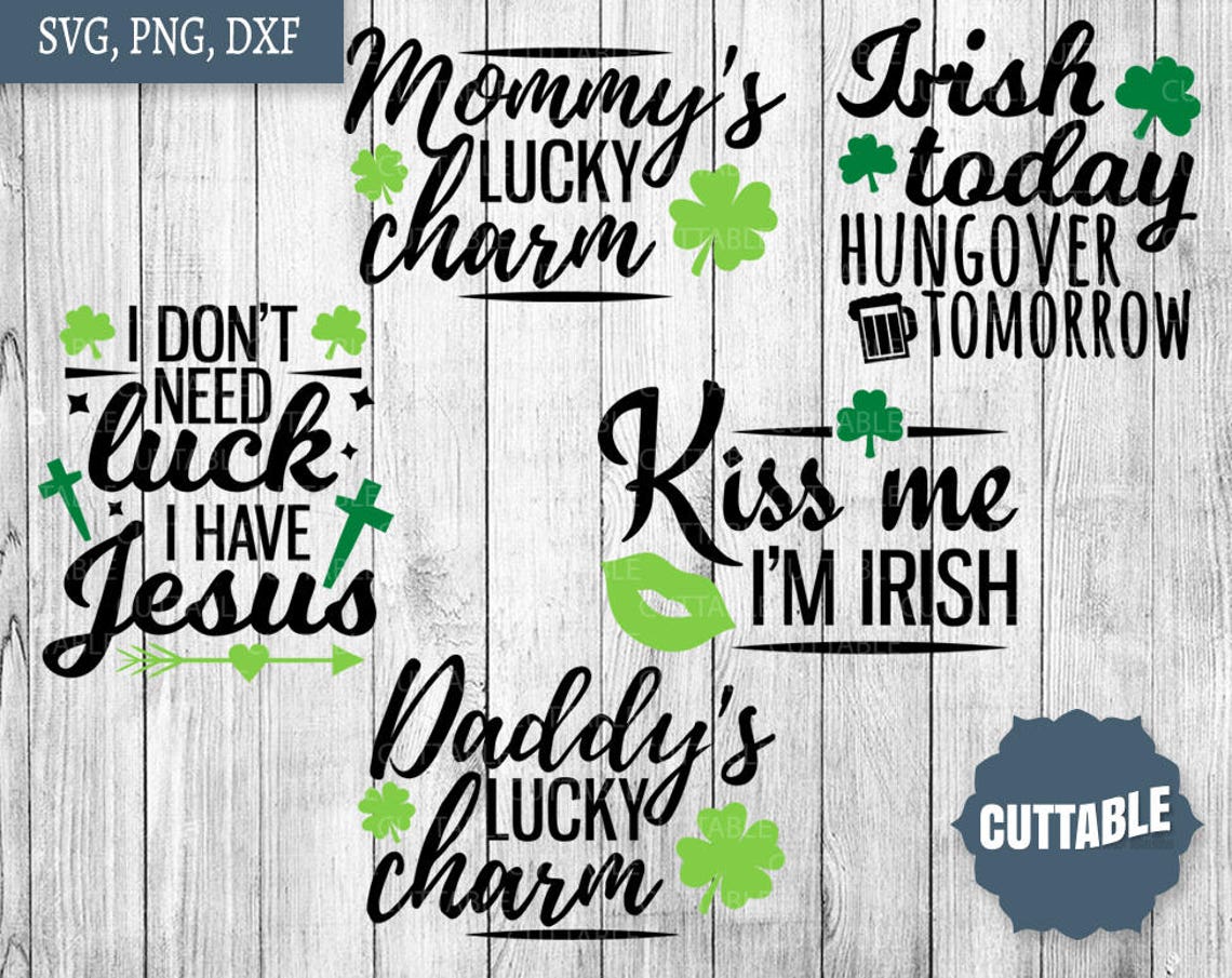St Patricks Day SVG Cut Files Bundle Irish Svg Pack Cut - Etsy UK