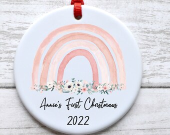 first christmas gift,first christmas,baby name ornament,baby name,christmas,custom baby gift, baby's first,christmas ornament,keepsake