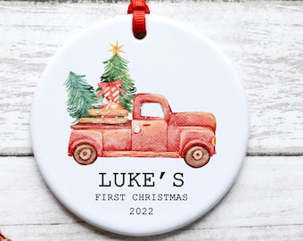 Baby boy First Christmas ornament, baby boy ornament, Personalized boy ornament, Baby boy Christmas ornament, boy ornament, Christmas custom