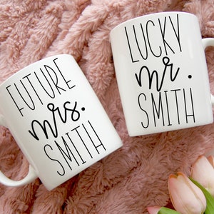 Personalized Engagement Gifts, Personalized Engagement Gift For Couple, Personalized Engagement Cups, engagement gifts, engaged mug, mugs
