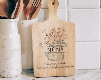 Mothers day gift from daughter, mothers day gift from kids, mothers day gift for nona, grandma's garden, custom grandma gift, grandma mother