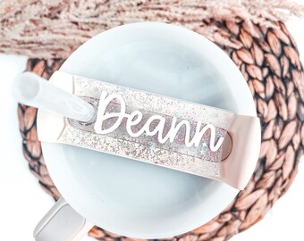 Stanley name plate, stanley name tag, stanley tumbler tag, tumbler tag, custom tumbler tag, tumbler tag 30/40 0z, personalized tumbler tag,