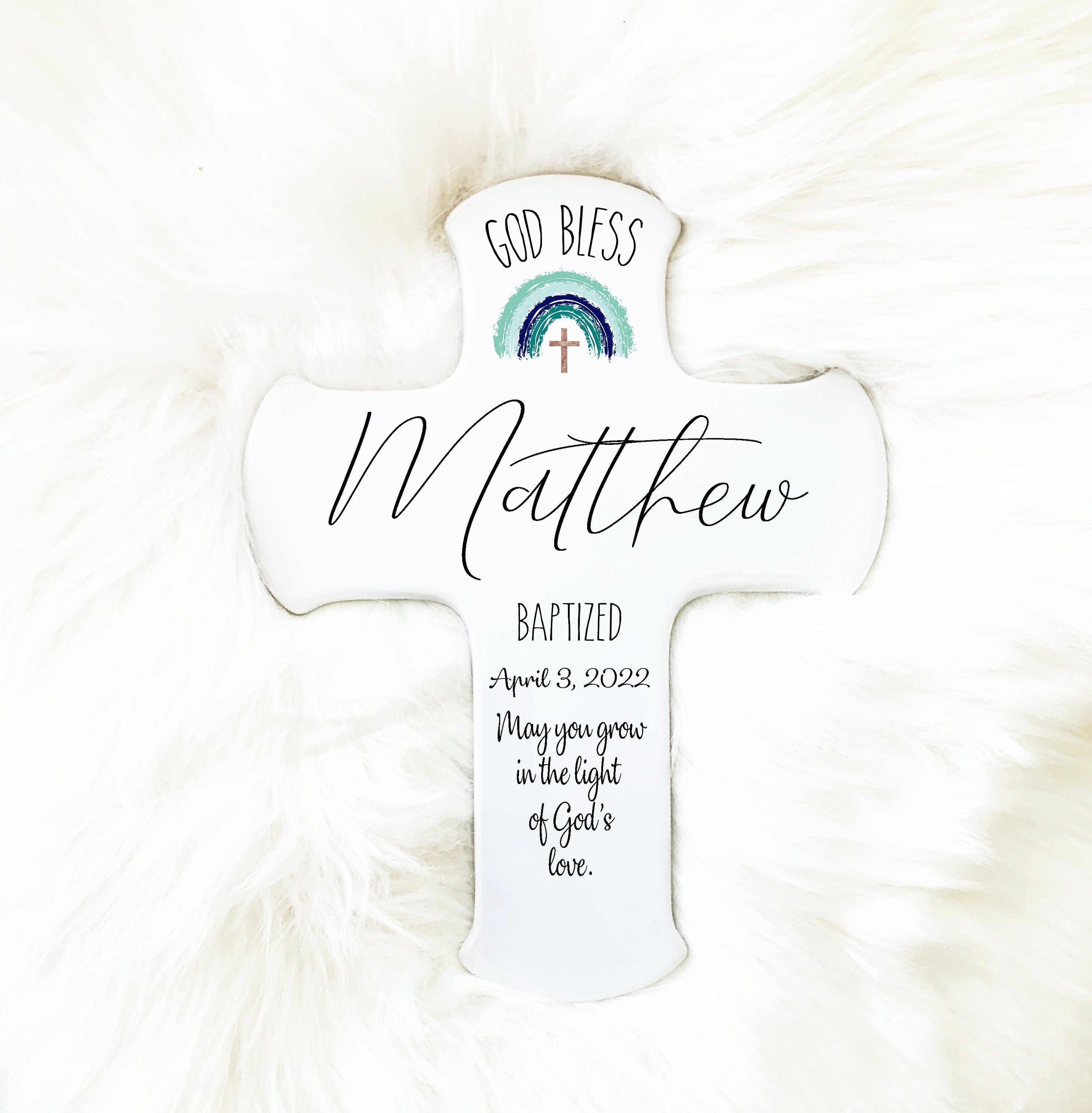 Baptism crosses for baby boy 2025