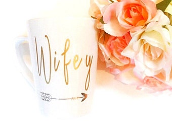 wife mug, engagement gift for wife, wife to be coffee mug, engagement mug, engagement mug for bride, engagement mug for bride, personalized