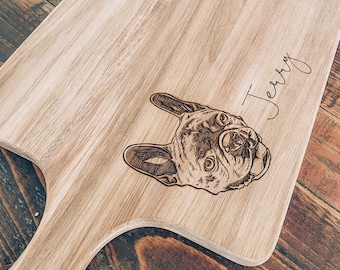 custom pet gift, custom pet memorial, pet memorial, pet portrait photo, pet. cutting board, pet memorial, pet lover gift, cutting board