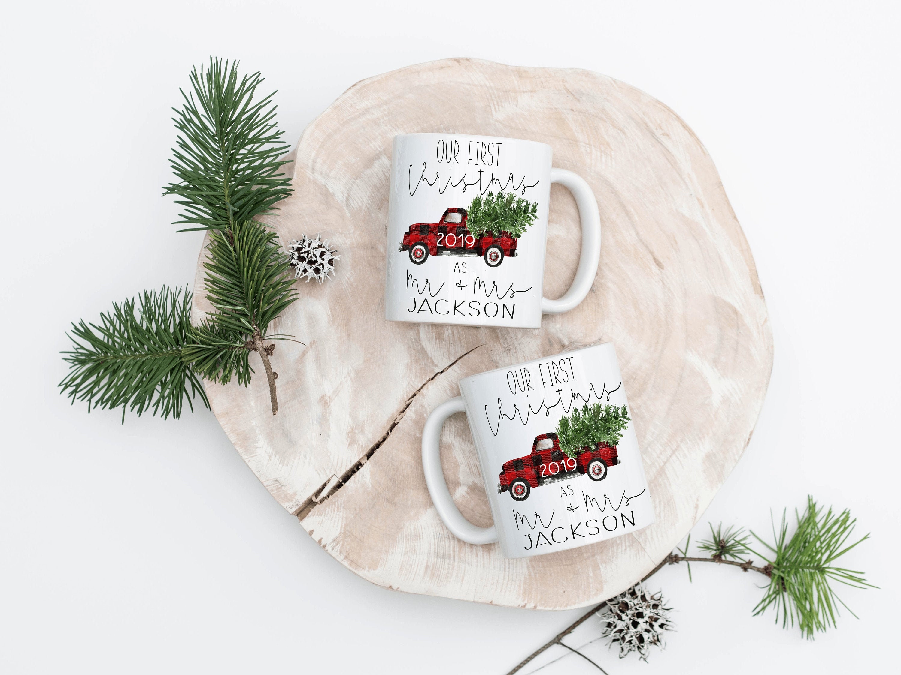 Christmas Couples Mug, Couple Christmas Mugs, Matching His Her Otter Half  Coffee Cup, Gift for Husband Wife Christmas Anniversary Wedding 